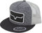 Kimes Ranch Banner Adjustable Snapback, Grau Heather/Schwarz