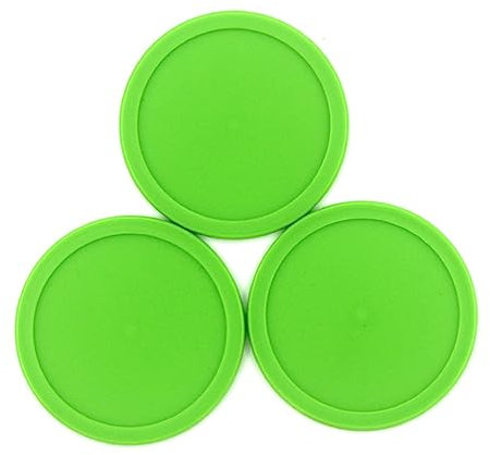 Toddmomy Airhockey-Pucks 20-Teiliges Air-Hockey-Puck-Set Air-Hockey-Drücker-Set Hockey-Griffe Paddel Air-Hockey-Paddel Eishockey-Tischball-Putter CD Air-Hockey-Griffe Paddel-Ersatz