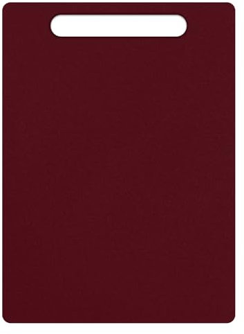 AEX Chopping Board - Plastic Cutting Board - Large Chopping Board for Fruit & Vegetables - BPA Free Chopping Board - Rectangle Cutting Board Plastic - Plastic Cutting Board for Kitchen (Coffee)