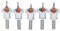 Countersink Drill Bit, 5Pcs 8mm Adjustable Countersink Drill Bit Set, Replaceable Drill Bits for Wood Metal Woodworking Countersink Drilling Bits with Case