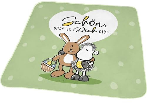 Sheepworld Zauberhandtuch Motiv Schön | Gästehandtuch, 30 cm x 30 cm, Baumwolle, quadratisch gepresst | Geschenk Ostern, Osternest, Osterdeko | 73806