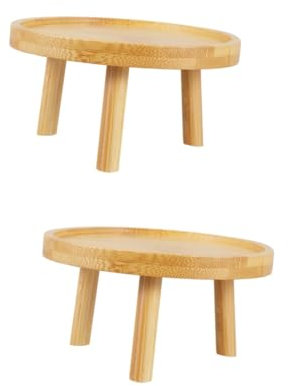 OFFSCH 2St Holzregal Stand Sukkulentenhalter Blumentöpfe drinnen moderner Pflanzenständer blumenständer für innen blumenregal indoor zimmerpflanzen Balkondekoration Blumenhalter aus Holz
