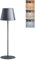 FUYO Lampada da tavolo a LED senza fili, ricarica USB-C, lampada da tavolo per esterni, con touch, dimmerabile, 2700 K-6000 K/3 colori per soggiorno, camera da letto, balcone, giardino, terrazza