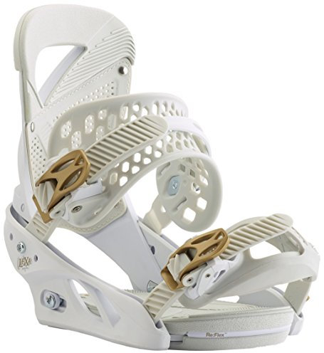 Burton Lexa Fijaciones para Tabla de Snowboard – de la Mujer, Mujer, Stencil White