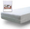 Tural - Elastischer Matratzenbezug mit Reißverschluss. Frottee aus 100% Baumwolle. Größe Pack x2 90 x 200 cm Weiß