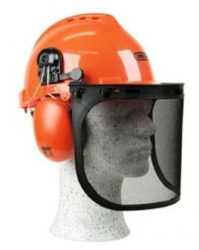 Matijardin - Casque de protection complet. Visière + oreillettes anti-bruit. Oregon Yukon
