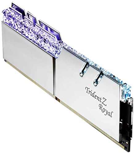 G.Skill Trident Z Royal F4-3600C19D-32GTRS Memory Module 32 GB DDR4 3600 MHz – Memory Module (32 GB, 2 x 16 GB, DDR4, 3600 MHz, 288-Pin DIMM)