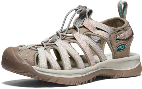 KEEN Whisper, Sandali Donna, Marrone Taupe Coral, 37 EU