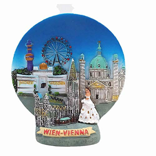3D Wien Österreich Kühlschrankmagnet Reise Souvenir Geschenk Zuhause Küche Dekoration Magnetaufkleber Wien Österreich Kühlschrank Magnet Kollektion