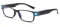SKYWAY Lesebrille mit Led Licht, Blaulichtfilter Lesebrille für Herren Damen USB Wiederaufladbarer Blendschutz UV-Schutz Schwarz 2.0 Dioptrien