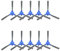 YanBan 10 Uds Cepillo Lateral para Cecotec Conga Excellence 1090 Robot Aspirador, para Conga 1790 aspiradora robótica Cepillo Lateral