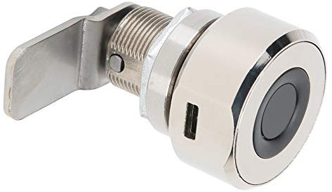 BuyWeek Fingerabdruck Schublade Schloss, Automatisch Smart Fingerabdruck Schrankschloss Türschloss für Möbel Schrank 3,7 V Wiederaufladbare Lithiumbatterie