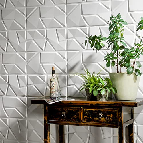Panneau Mural 3D WallArt | 12 Panneaux muraux 3d, soit 3m² | Décor 3D, Revêtement Mural Décoratif pour Créer un Mur 3D (LIAM)