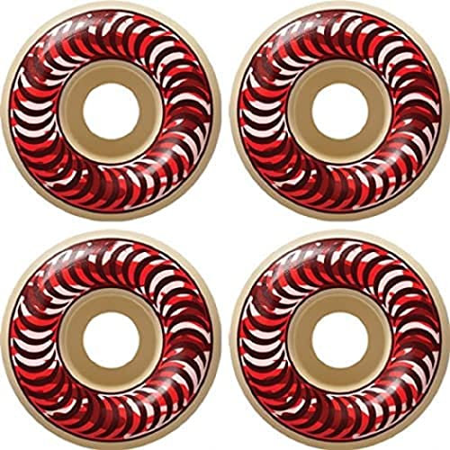 Spitfire Skateboard-Räder, 51 mm, F4 Camo Classic 99A, Weiß/Rot