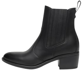 Nero Giardini I513906D stivaletti texani in pelle nero tacco 4