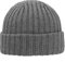 Mütze aus reiner Wolle Milano | Essential und Langlebigkeit | Unisex | Made in Italy, Mittelgrau., Large