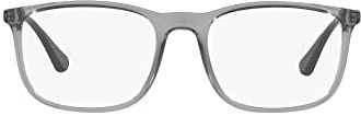 EMPORIO ARMANI 0EA3177 Brille, transparent, 53 Unisex, Erwachsene, Transparent