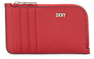 DKNY Damen Handtaschen Karte, Hellrot/Silber, One Size, Phoenix Kartenetui