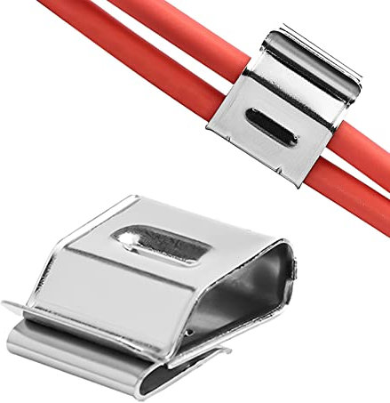 50 Stück Kabelhalter Für Balkonkraftwerk, Kabelklemmen Kabelmanagement Kabel Organizer Kabelclips Für Balkon Solaranlage Mini Solaranlage Solar Balkonkraftwerk Photovoltaik Pv modul (B-100 Stück)