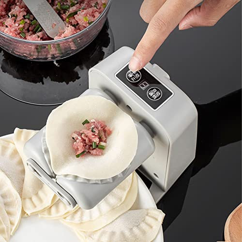 Nimomo Machine à raviolis électrique – Modes automatique et manuel – Plastique ABS – 538,6 g – Machine à raviolis