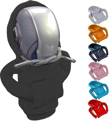 GYORI Auto schaltknauf Abdeckung,Hoodie für schaltknauf automatik,Gangschaltung Hoodie-Abdeckung,schaltknauf Hoodie,Gangschaltung Pullover Innenraum Zubehör