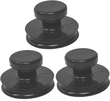 TOYANDONA Singing Bowl Suction Cups Sound Bowl Handle for Meditation Easy Attach Grip 3 Pack Compact Holder Accessory for Tibetan Singing Use