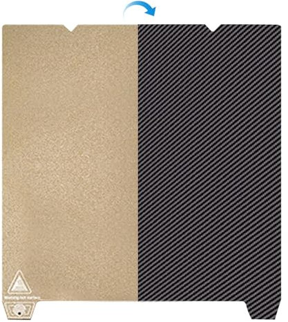 Cama estructurada de doble cara 235 x 235 mm, placa PEI texturizada+PET liso, placa flexible de acero de resorte para Creality Ender 3, Ender 3 Pro, Ender 3 V2, Ender 3 S1, Ender 3 Neo 3D Impresora 3D