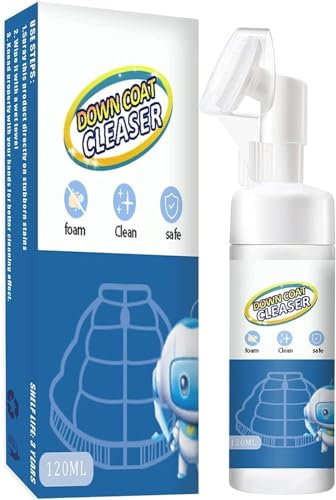 Down Wear Detergent, Down Jacket Cleaner Spray, Down Jacket Laundry Detergent, Dry Cleaning Spray Down Jacket Cleaner Quick Cleaning Agent for Down Jacket, 120ml (1pcs)