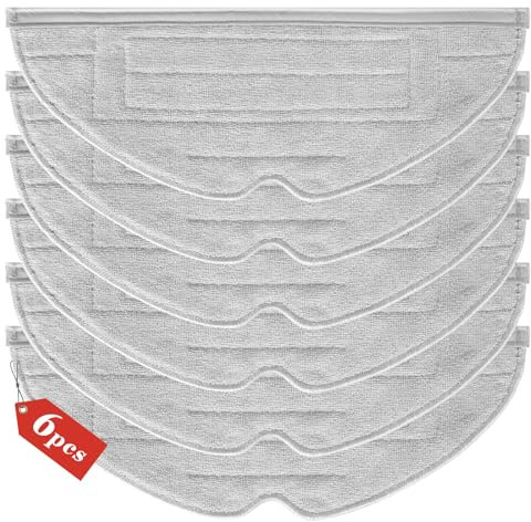 6 Chiffons de Nettoyage pour Roborock S7 S7 Plus S7+ S7 MaxV S8 S8 Plus S8 Pro Ultra T7s T7s Plus Robot Aspirateur