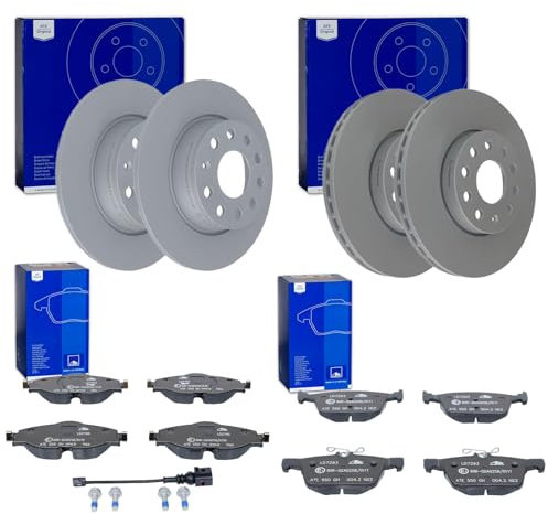 ATE Bremsscheiben + CERAMIC vorne + hinten passend für Golf 7 A3 8V Leon 5F