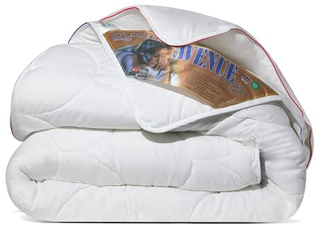 Avenue Bettdecke 140x220 Winterdecke 450gsm - 4 Jahreszeiten 2 teilig Bettdecken - Inklusive Ganzjahresdecke 140x220 300gsm & Sommerdecke 220x140 150gsm, Steppdecke für Winter/Sommer/Vierjahreszeiten