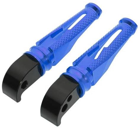 KLAUER Repose-Pieds Moto pour Y&amaha XJ6 XSR700 XSR900 XJR400 XJR1200 XJR1300 Repose-Pieds Arrière De Moto Repose-Pieds Passager À Pédale Moto Supports Pédales(Bleu)