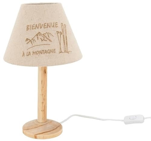 AUBRY GASPARD Lampe à Poser Bienvenue à la Montagne