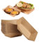GOIEHIR Bandejas de Carton Kraft,50 Piezas de Cuencos de Cartón Kraft, Cuenco de Currywurst Marrón, Vasos de Papel Kraft, para Patatas Fritas, Merienda, Currywurst, Ensalada, Marrón