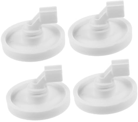 GARVALON 4pièces Roues De Support Pour Panier De Lave-vaisselle Poulie De Remplacement Pour Chariot Inférieur Accessoires De Réparation De Lave-vaisselle