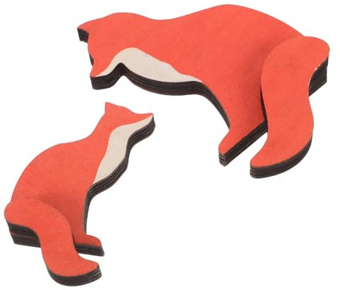 Ciieeo Holzfigur Fuchs Für Türrahmen-Dekoration Waldthema Schlafzimmerdeko Regalornament Für Kinderzimmerdeko Fuchs-türaufsatz Für Türeckendekoration