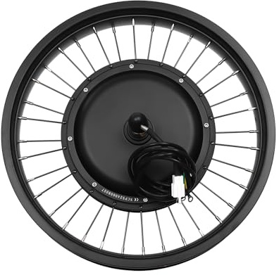C-Juzarl 20 Zoll Ebike Umbausatz Elektrofahrrad Umrüstsatz, 48V 1000W Hinterrad/Vorderrad Elektrofahrrad Motor Umrüstsatz, eBike Nabenmotor Set E Bike Kit (Vorderrad)