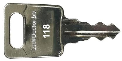 Replacement TORK Toilet Dispenser Key 118 | for Hygiene Units, Lockable Sanitary Dispensers & Bins | Soap and Towel Holders | SmartOne Toilet Roll Dispensers