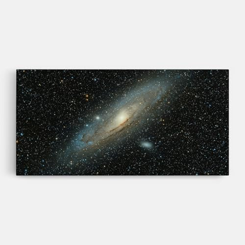 ARTHUB® Leinwandbild 40x80 cm, Galaxy Stars | Wohnzimmerdekoration, Hängende Bilder, Wanddekoration, Heimdekoration, Landschaften, Sonnenuntergang