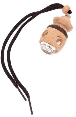 LRXIYODE Leere Diffusor Flasche für Auto Dekorativ Transparentes Anhänger für Ätherische Öle und