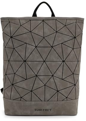 SURI FREY Rucksack Freizeitrucksack mit Laptopfach Suri Sports Jessy-Lu City Backpack Grey MS grau