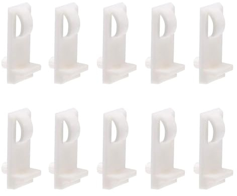 Plastic Shelf Support Pegs,5.3mm Shelf -Locking,Cabinet Shelf Clips,Shelf Bracket Peg,for Kitchen Furniture Book Shelves Supplies,20pcs