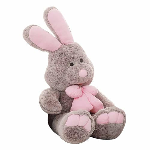 Xiyocadt Hase Kuscheltier, XXL Groß Rosa Plüschtier Kaninchen, Plüschtier mit Schlappohren Langohr-Kaninchen Geschenk für Freunde und Kinder (80cm)