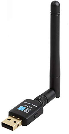 Wifi stick, Surenhap Adaptador WiFi USB Antena de enrutador inalámbrico con 600Mbit / s de banda dual (5GHz / 433Mbps + 2.4G / 150Mbps) Giratorio de 360 grados