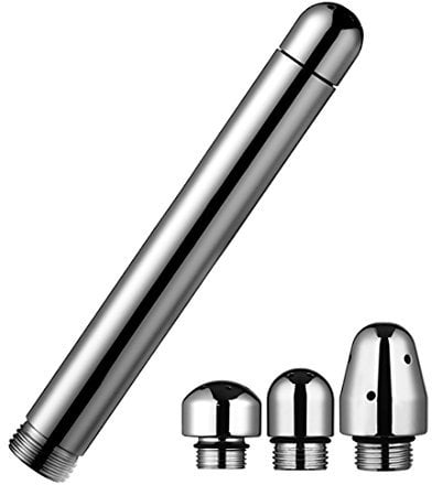 Fiducia Enema doccia angolare bacchetta con 3 teste per la pulizia anale Colonic DOUCHE sistema