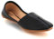 AARZ LONDON Kids Boys Children Traditional Indian Casual Handmade Leather Khussa Pumps Black Shoes Size UK 2