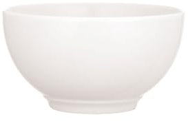 Villeroy & Boch Villeroy und Boch - Twist White Schüssel, stilvolle, formschöne Schale für jeden Anlass, Premium Porzellan, weiß, spülmaschinengeeignet, 650 ml