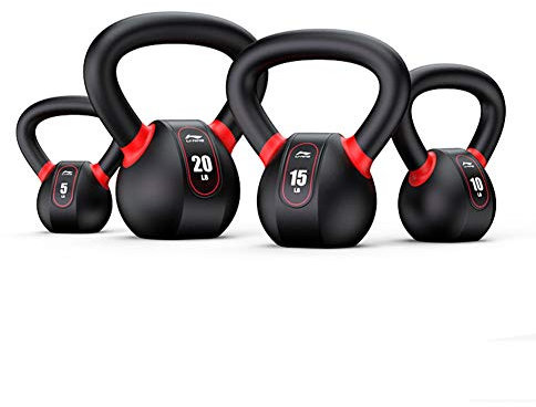 Kettlebells AGYH Kettle - Gusseisen Neopren Beschichtete Hanteln, Heimfitnessgeräte, Krafttraining (5 Kg, 10 Kg, 15 Kg, 20 Kg) (Size : 15kg)