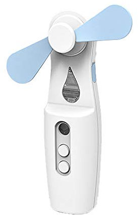 Umidificatore portatile mini ventilatore nebulizzatore portatile Umidificatore personale ventilatore a spruzzo d'acqua ventola di raffreddamento per casa camera da letto ufficio viaggi (blu)