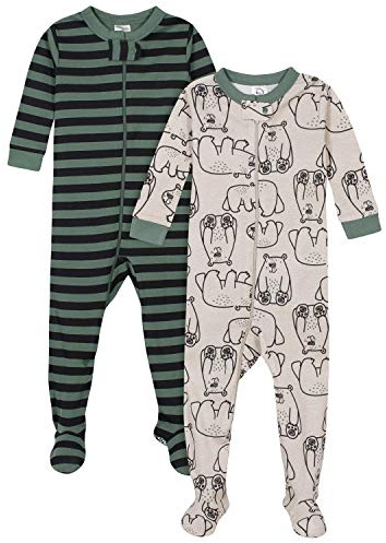 Gerber Baby - Jungen 06738216a Baby- & Kleinkind-Schlafanzüge (2er Pack)